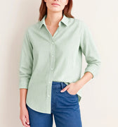 Striped Shirt For Women - Green - MEME