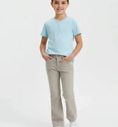 Solid T-Shirt For Girl - Blue - MEME