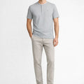 Henly Polo T-Shirt For Men - Light Grey - MEME