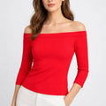 Solid T-Shirt For Women - Red - MEME
