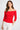 Solid T-Shirt For Women - Red - MEME