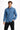 Linen Button Down Shirt For Men - Blue