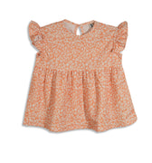  Printed Dress for Baby Girl - Pinkish Tan 