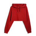 Cropped Hoodie for Women - Cornell Red - MEME