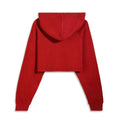 Cropped Hoodie for Women - Cornell Red - MEME
