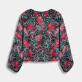  Printed Blouse for Women - Mineral Green - New Arrival 