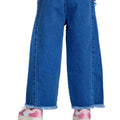 Girls Wide Leg Jeans 