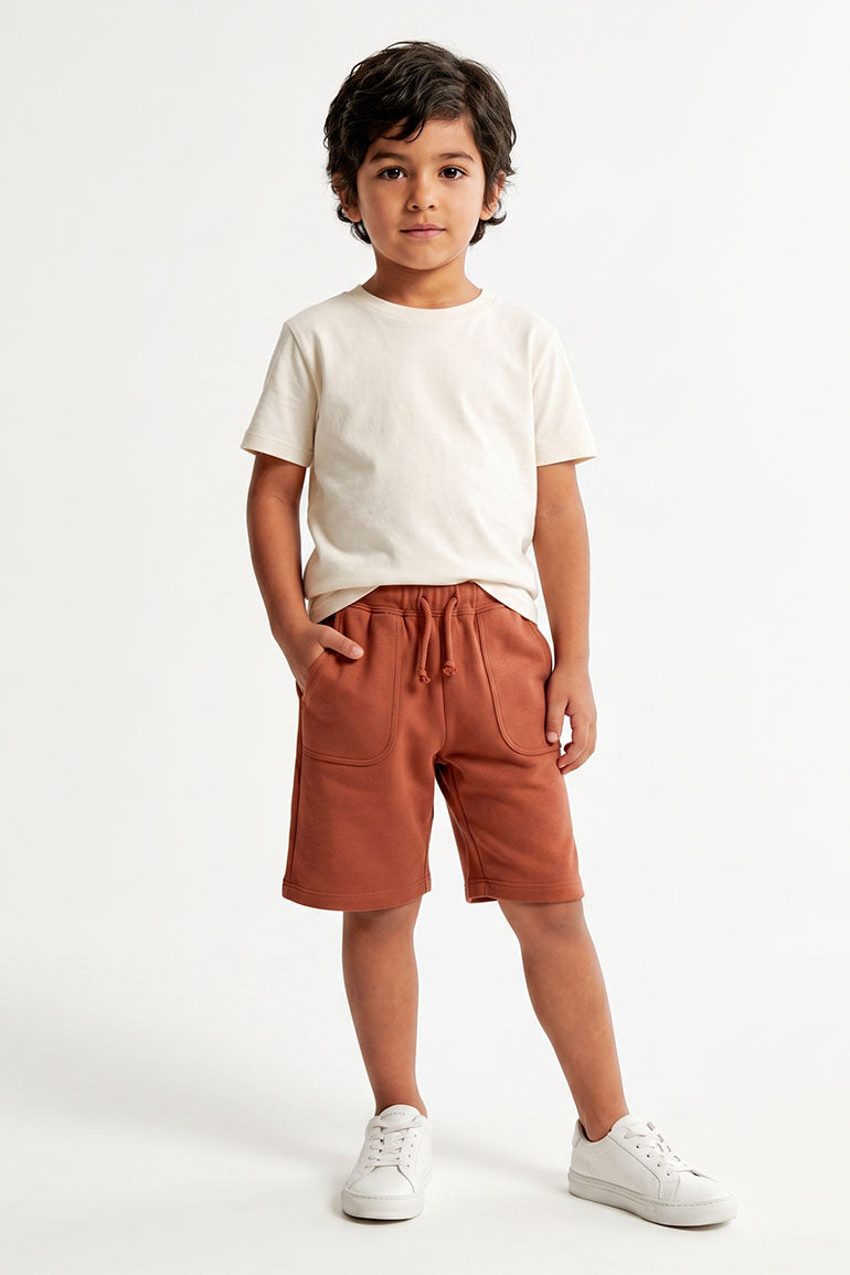 DRAWSTRING POCKET SHORTS FOR BABY BOYS