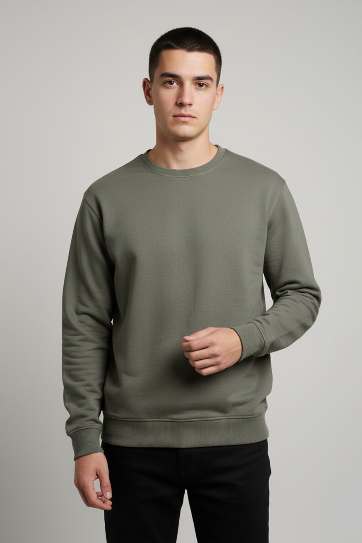 Sweatshirt For Men – Mulled Basil