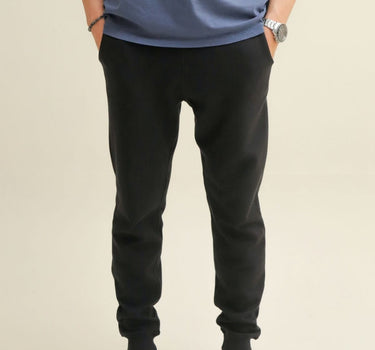 Solid Jogger Pant For Men - Black 