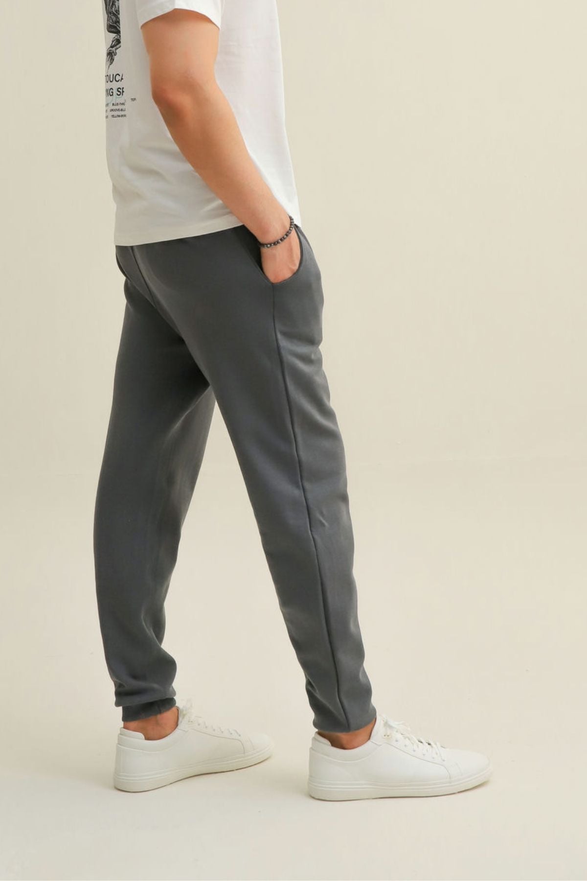 Solid Jogger Pant For Men - Grey