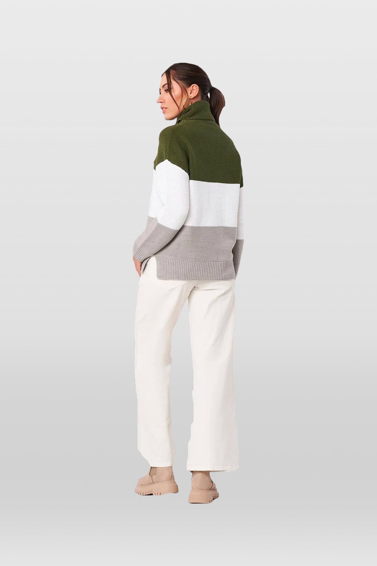 Colorblock Sweater 