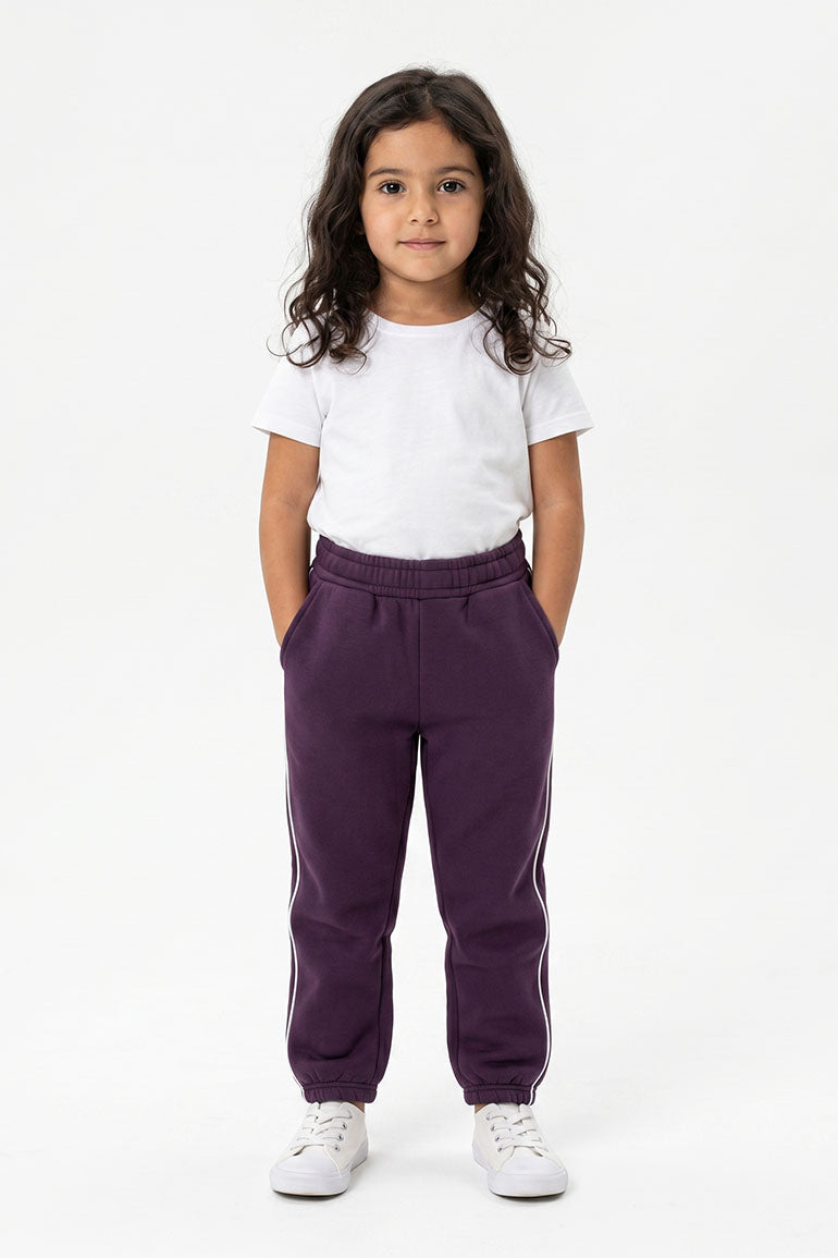 JOGGER TROUSERS WITH PIPING DETAIL FOR BABY GIRLS