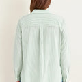 Striped Shirt For Women - Green - MEME