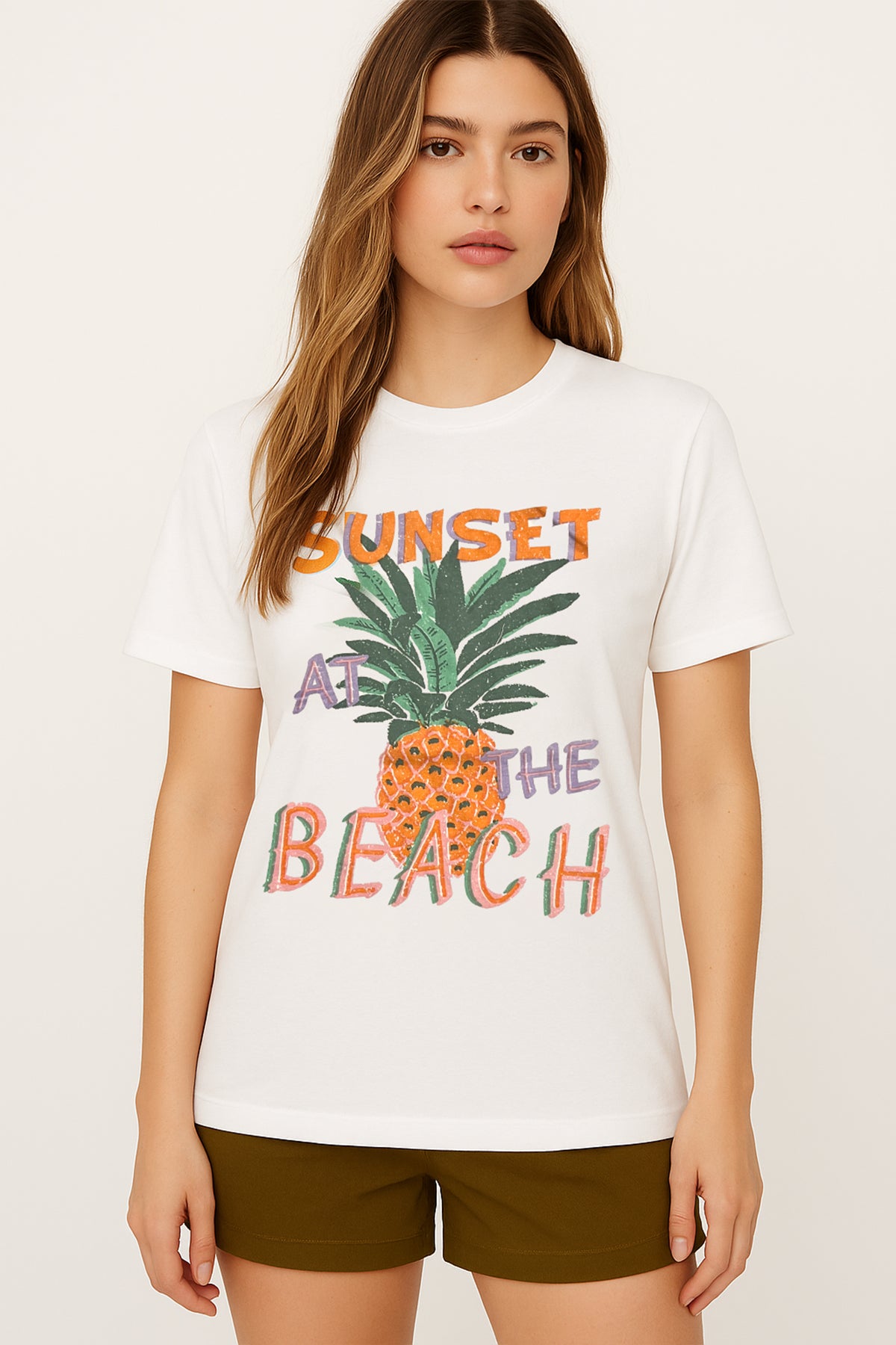 Graphic Tshirt For Women - White