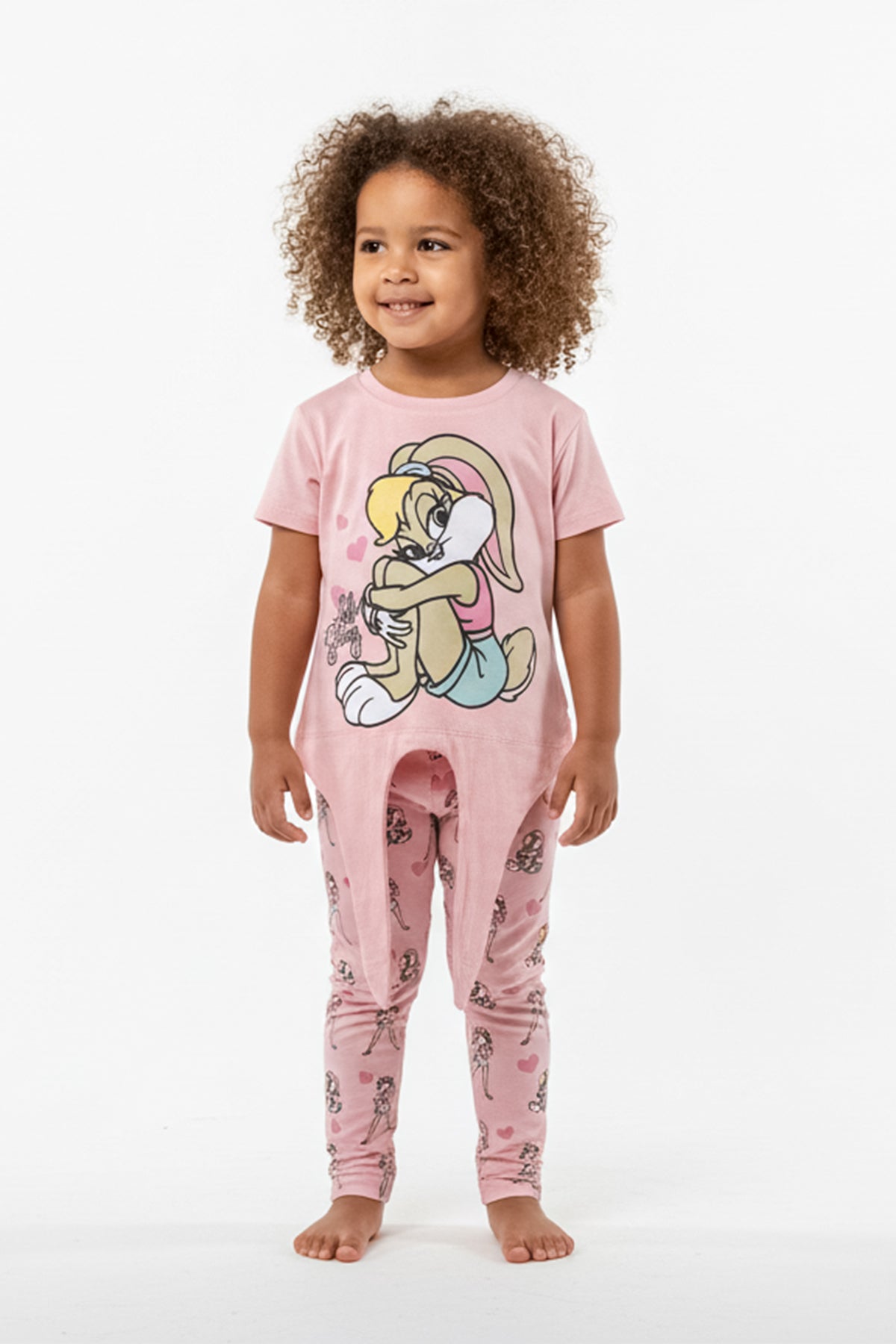 Lola Bunny Co-Ord Set For Baby Girl - Pink
