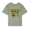 Loony Tunes Crew Neck T-Shirt for Boy - Sage - MEME