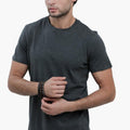 Solid Crew Neck Tee Shirt 