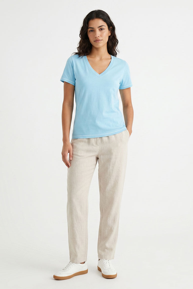 SOLID T-SHIRT FOR WOMEN