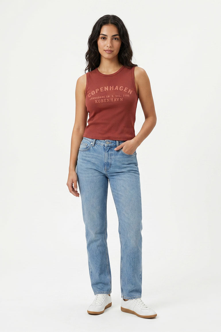 RIBBED TANK TOP FOR WOMEN