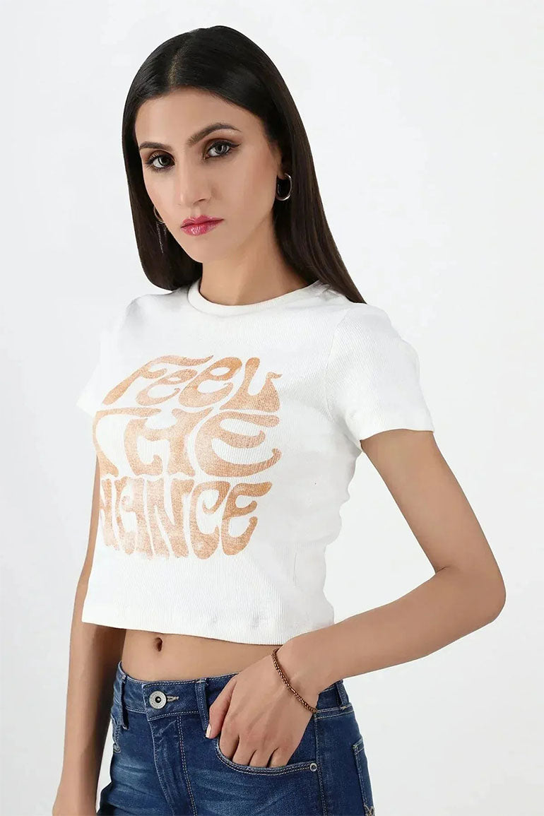 CROPPED T-SHIRT FOR WOMEN