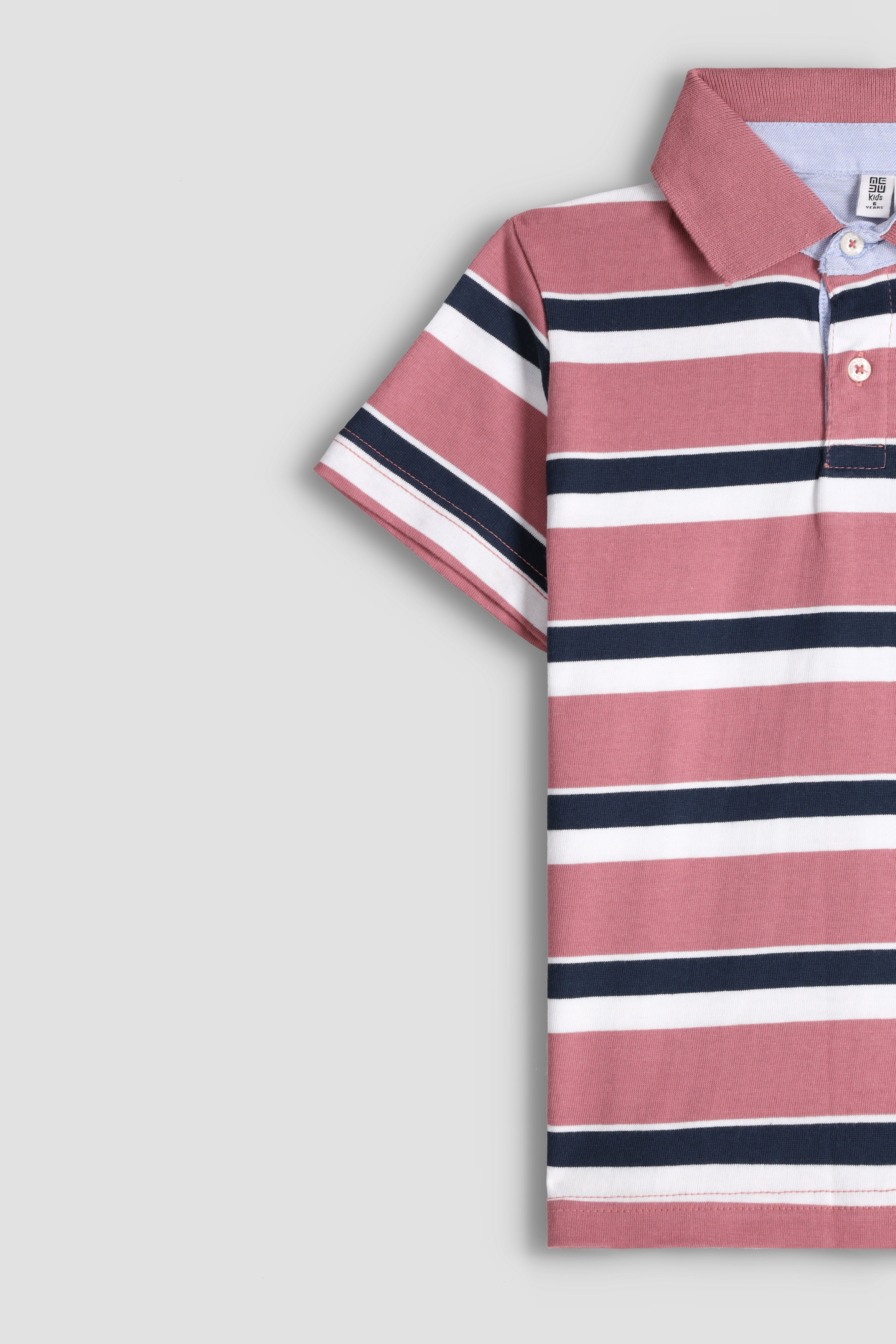 Polo T-Shirt For Boy - Pink