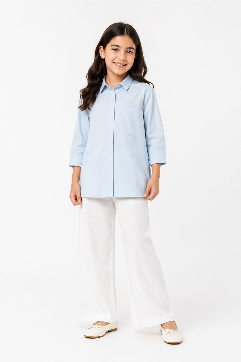 SOLID SHIRT FOR GIRLS