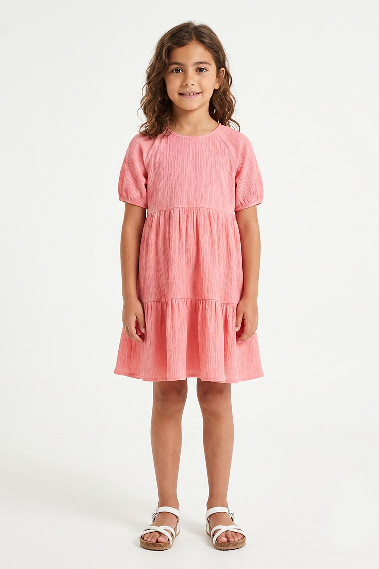 SOLID DRESS FOR GIRLS