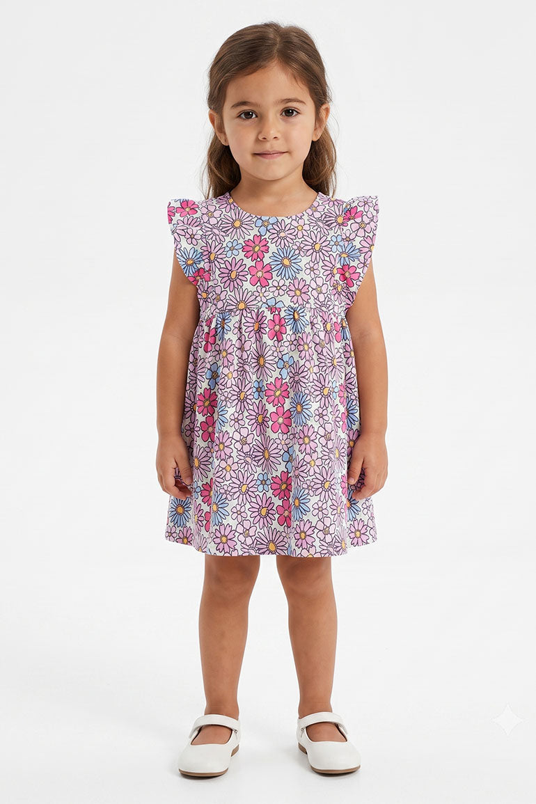 PRINTED DRESS FOR BABY GIRLS