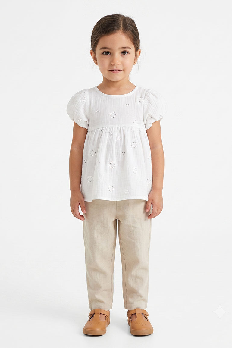 SOLID BLOUSE FOR BABY GIRLS