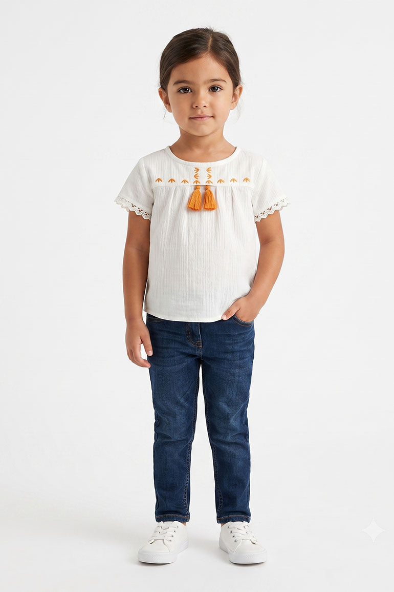 EMBROIDERED BLOUSE FOR BABY GIRLS