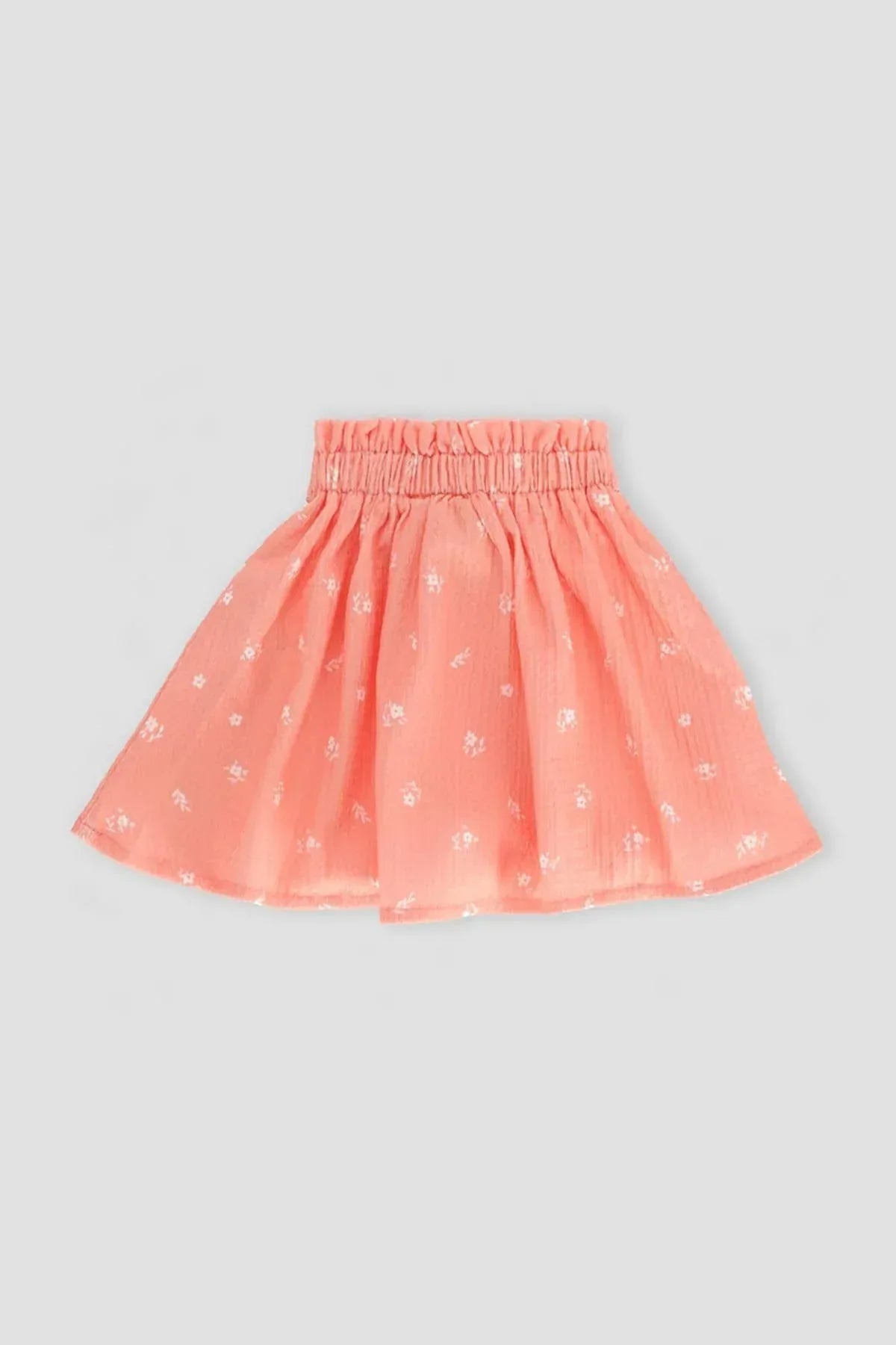 Printed Skirt For Baby Girl - Salmon - MEME