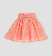 Printed Skirt For Baby Girl - Salmon - MEME
