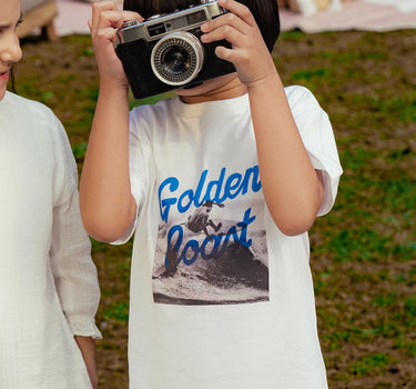 Boy Golden Printed Tshirt 