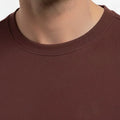 Active Performance Crew Neck T-Shirt for Men - Maroon - MEME