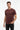 Active Performance Crew Neck T-Shirt for Men - Maroon - MEME