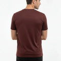 Active Performance Crew Neck T-Shirt for Men - Maroon - MEME