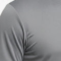 Active Performance Crew Neck T-Shirt for Men - Steel Grey - MEME