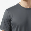 Active Performance Crew Neck T-Shirt for Men - Charcoal Grey - MEME