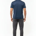 Active Performance Crew Neck T-Shirt for Men - Navy Blue - MEME