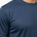 Active Performance Crew Neck T-Shirt for Men - Navy Blue - MEME