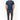 Active Performance Crew Neck T-Shirt for Men - Navy Blue - MEME
