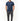 Active Performance Crew Neck T-Shirt for Men - Navy Blue - MEME