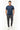 Active Performance Crew Neck T-Shirt for Men - Navy Blue - MEME