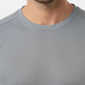 Active Performance Mesh T-Shirt for Men - Light Grey - MEME