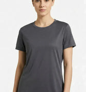 Activewear T-Shirt for Women - Charcoal Grey - MEME