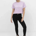 Printed T-Shirt For Women - Purple - MEME