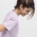 Printed T-Shirt For Women - Purple - MEME