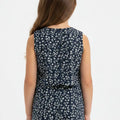 Floral Co-Ord Set for Girls - Navy - MEME