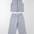 Floral Co-Ord Set for Girls - White - MEME